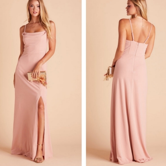 NWT BIRDY GREY Dress ASH DRESS CREPE Color DUSTY ROSE Formal Best Seller - Picture 11 of 12